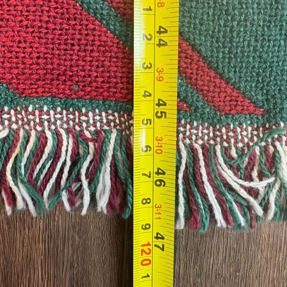 Vintage 1994 Babys First Holiday Tapestry Throw Blanket‎ 37”x47” Teddy